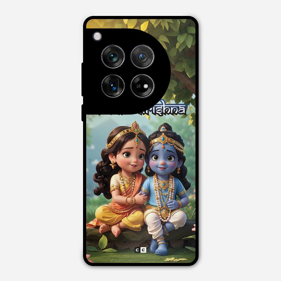 Hare Radhe Krishna Metal Back Case for OnePlus 12