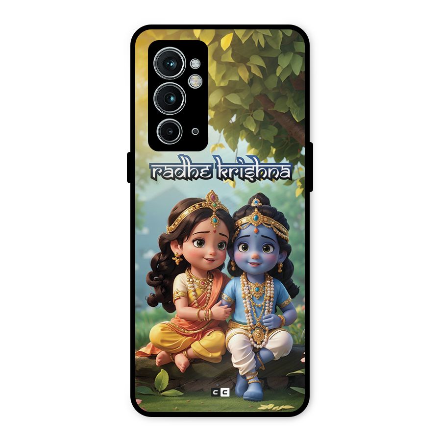 Hare Radhe Krishna Metal Back Case for OnePlus 9RT 5G