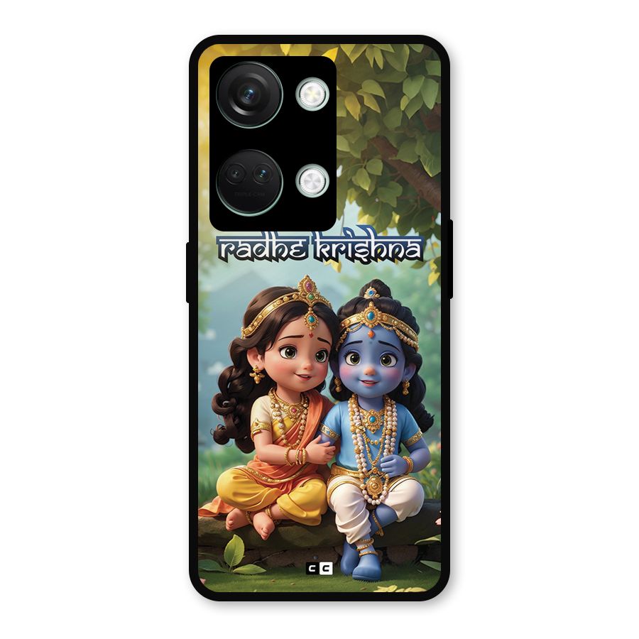 Hare Radhe Krishna Metal Back Case for OnePlus Nord 3