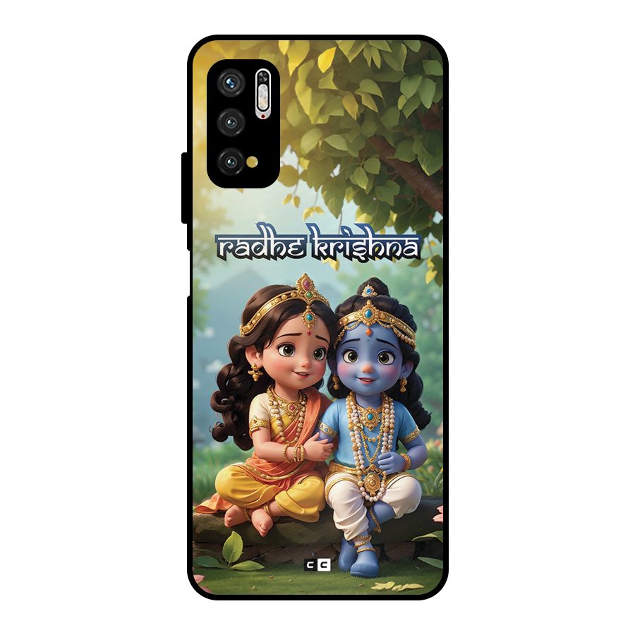 Hare Radhe Krishna Metal Back Case for Poco M3 Pro 5G