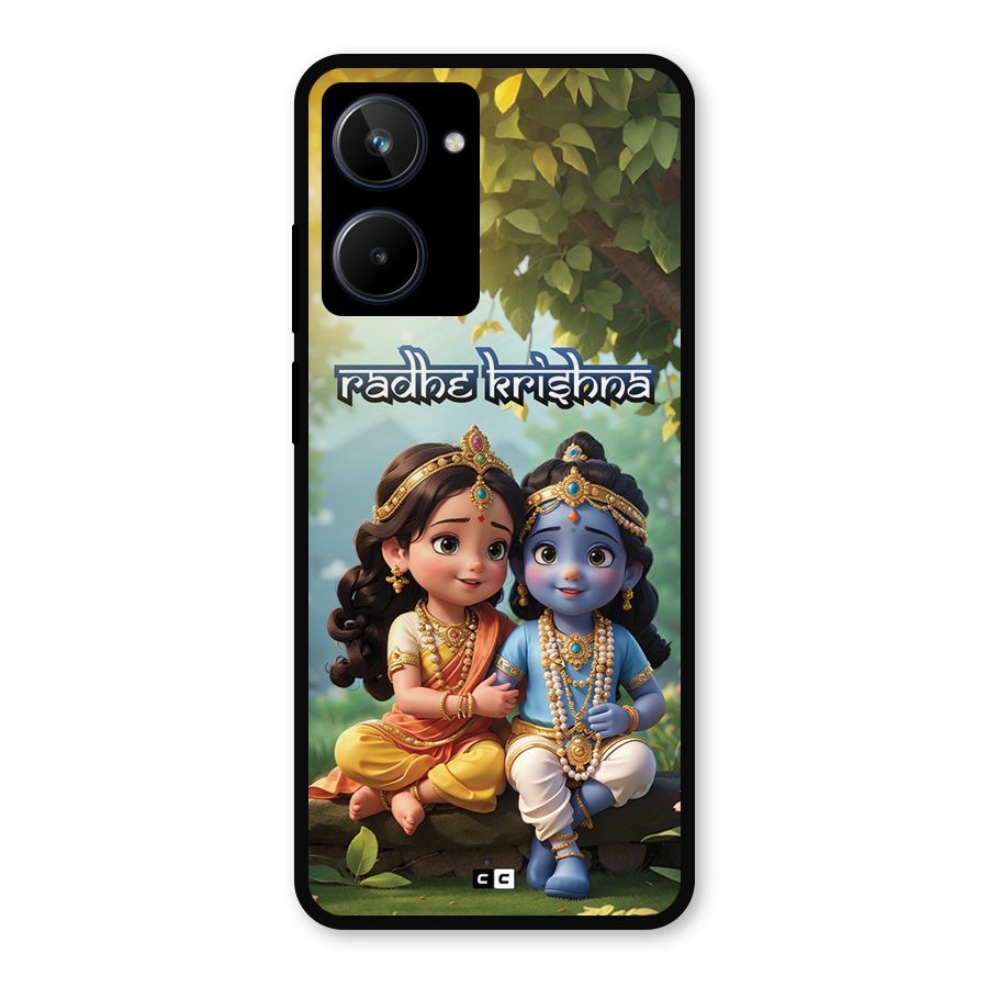 Hare Radhe Krishna Metal Back Case for Realme 10