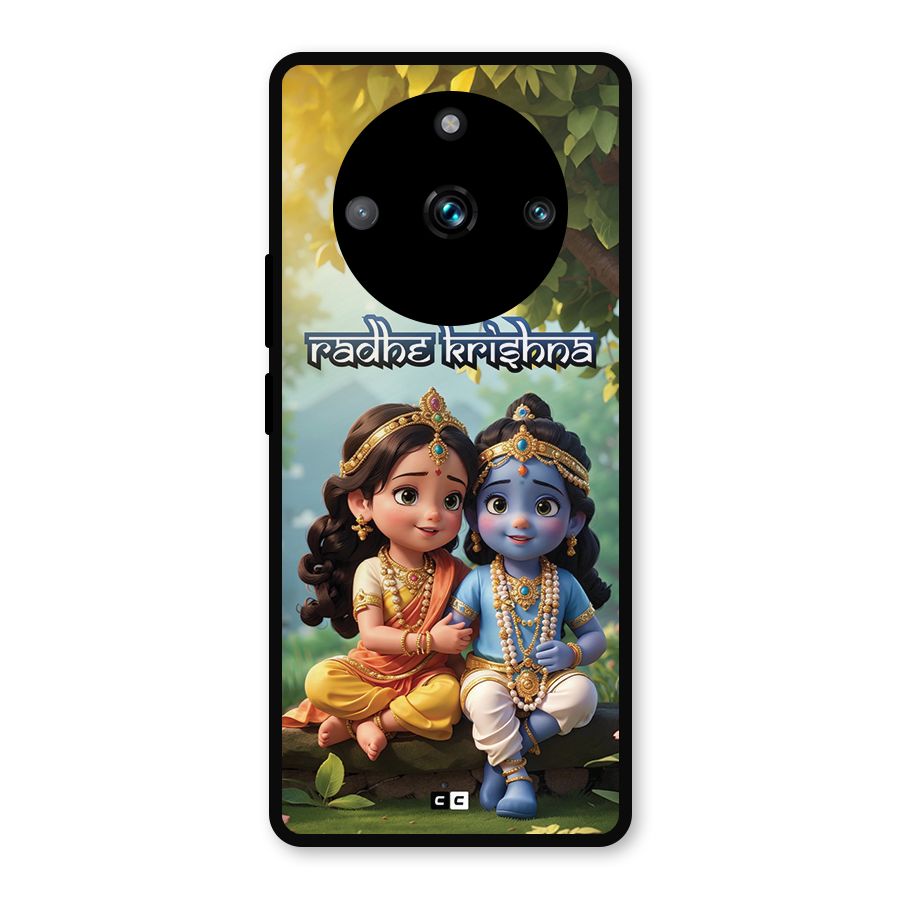 Hare Radhe Krishna Metal Back Case for Realme 11 Pro Plus