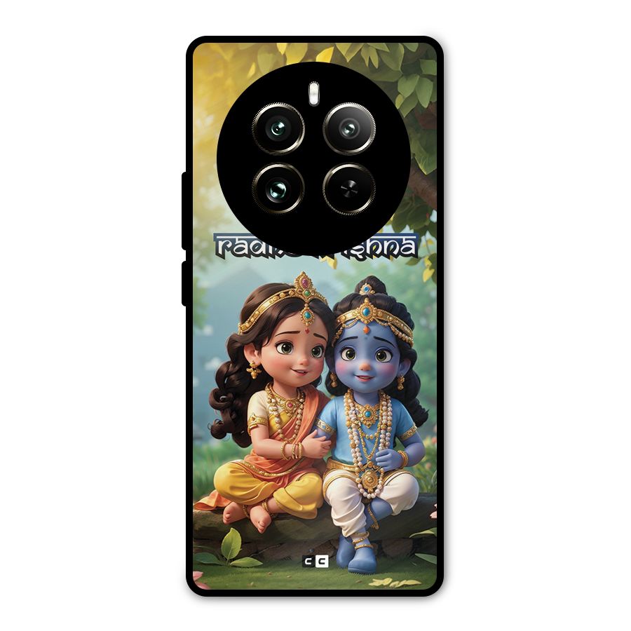 Hare Radhe Krishna Metal Back Case for Realme 12 Pro