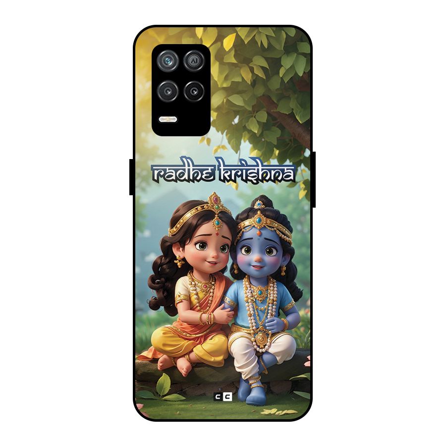 Hare Radhe Krishna Metal Back Case for Realme 9 5G