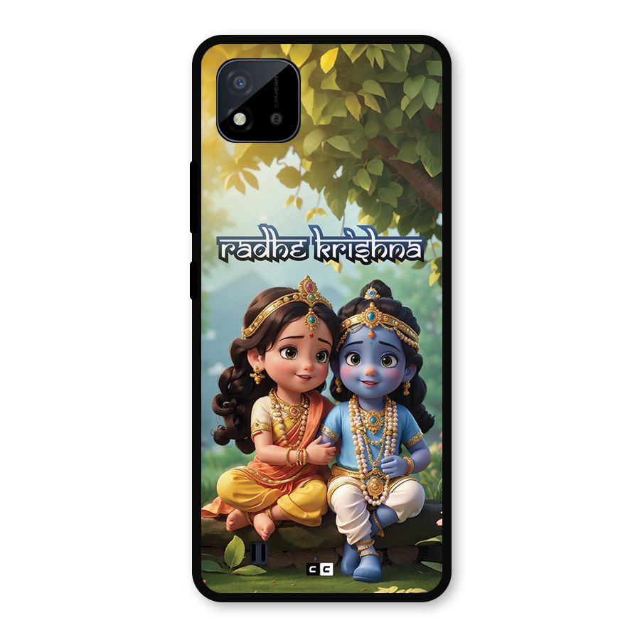 Hare Radhe Krishna Metal Back Case for Realme C11 2021