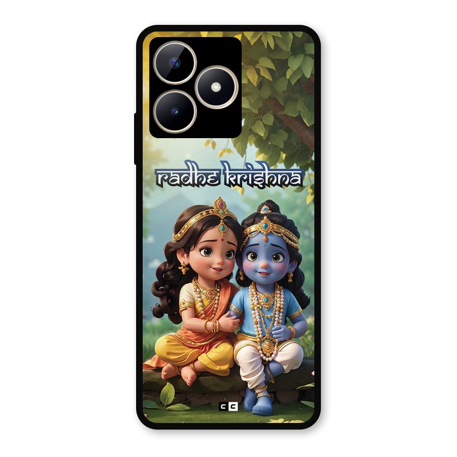 Hare Radhe Krishna Metal Back Case for Realme C53