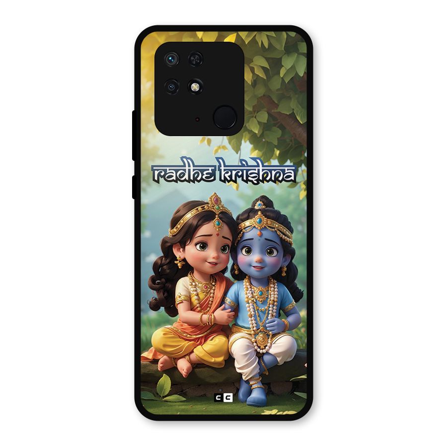 Hare Radhe Krishna Metal Back Case for Redmi 10