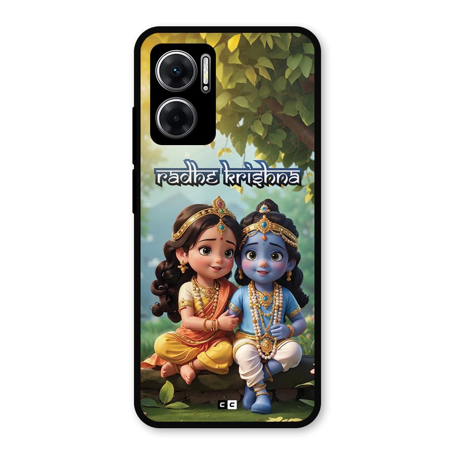 Hare Radhe Krishna Metal Back Case for Redmi 11 Prime 5G