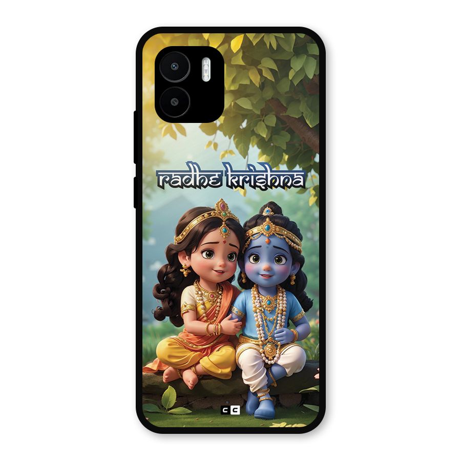 Hare Radhe Krishna Metal Back Case for Redmi A2