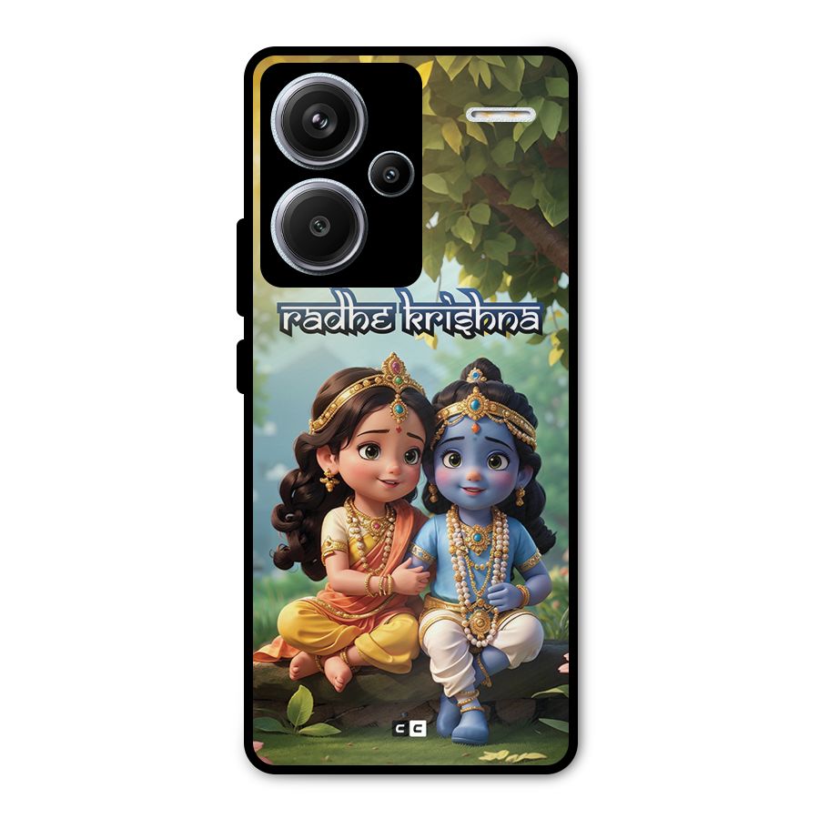 Hare Radhe Krishna Metal Back Case for Redmi Note 13 Pro Plus