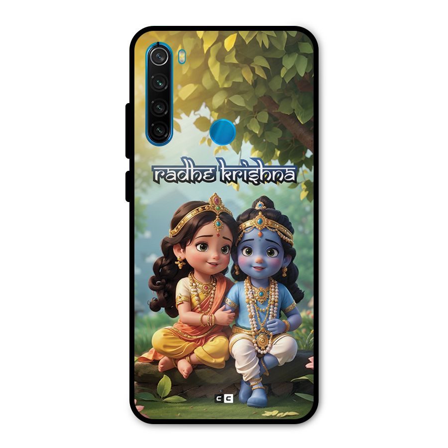 Hare Radhe Krishna Metal Back Case for Redmi Note 8