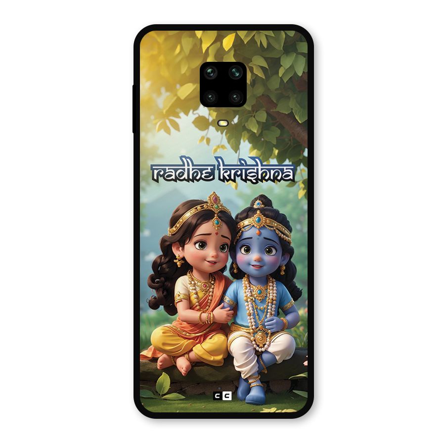 Hare Radhe Krishna Metal Back Case for Redmi Note 9 Pro