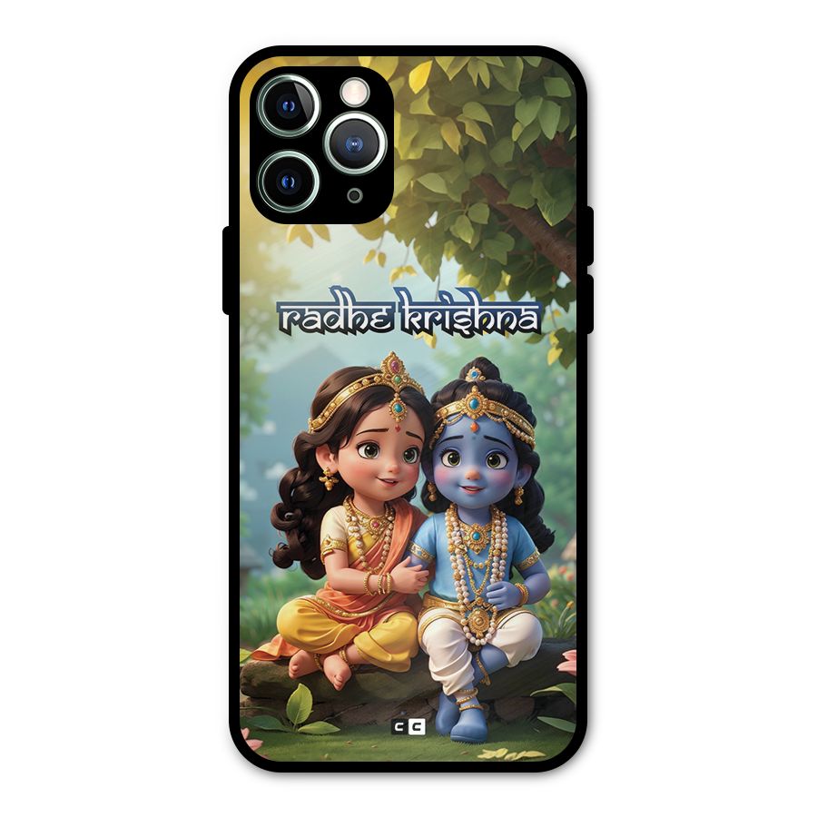 Hare Radhe Krishna Metal Back Case for iPhone 11 Pro Max