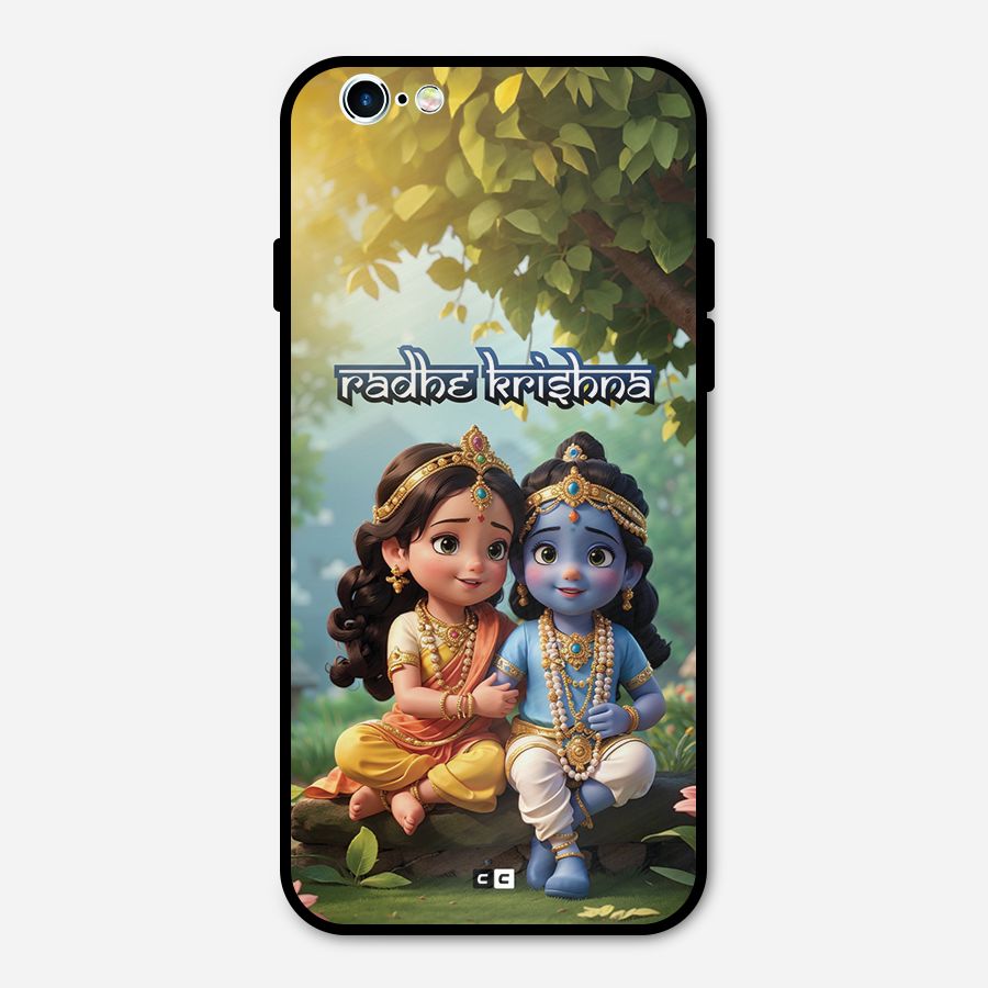 Hare Radhe Krishna Metal Back Case for iPhone 6 6s