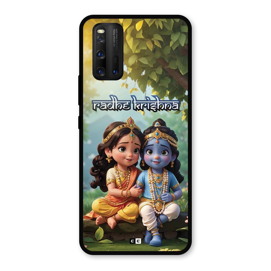 Hare Radhe Krishna Metal Back Case for iQOO 3