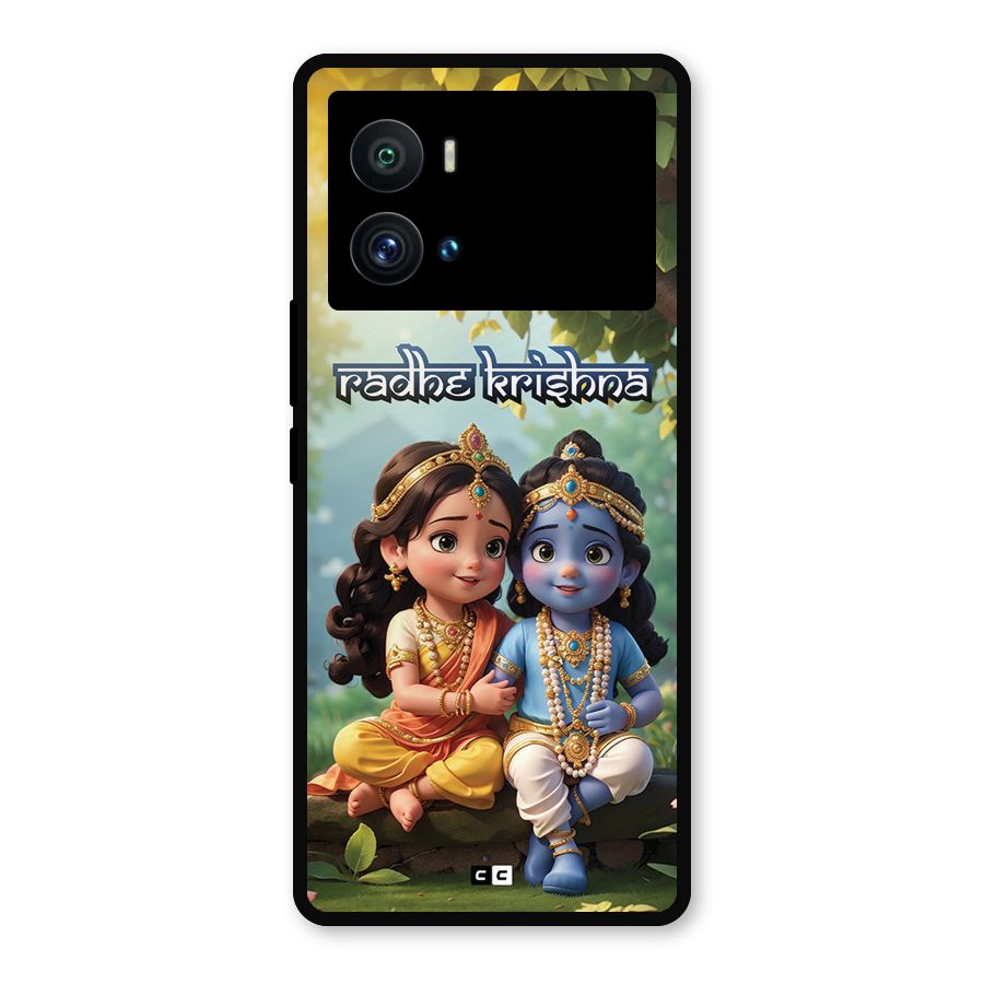 Hare Radhe Krishna Metal Back Case for iQOO 9 Pro