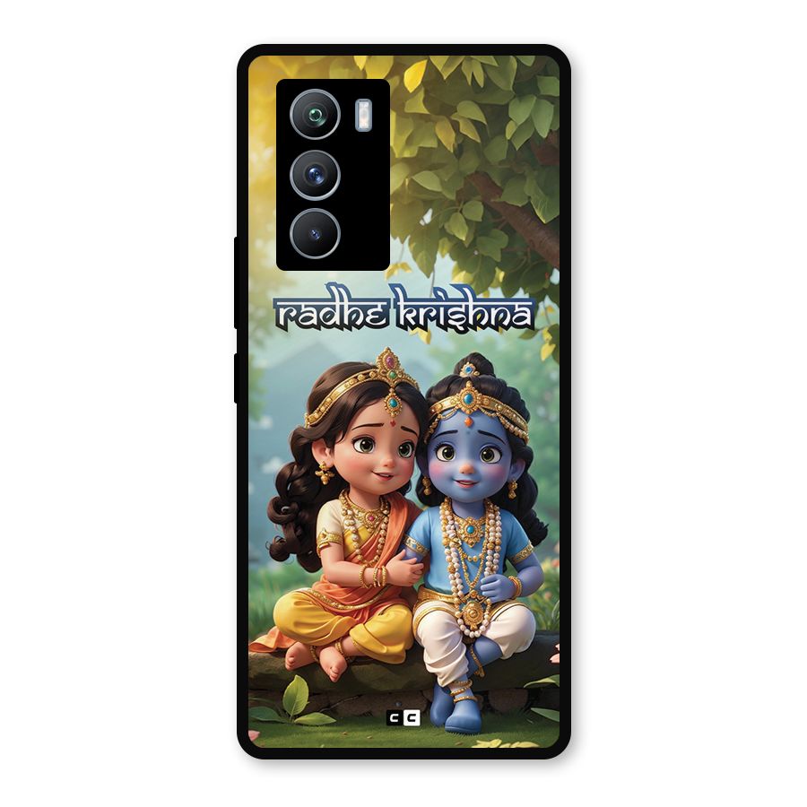 Hare Radhe Krishna Metal Back Case for iQOO 9 SE