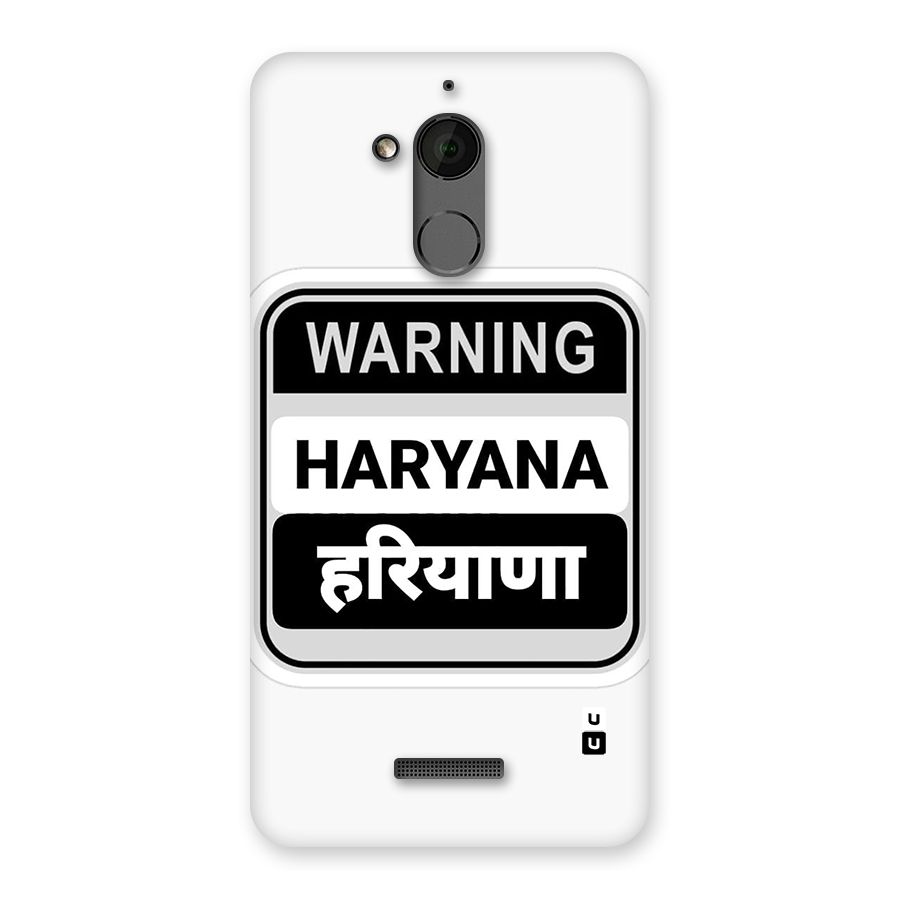 Haryana Warning Back Case for Coolpad Note 5