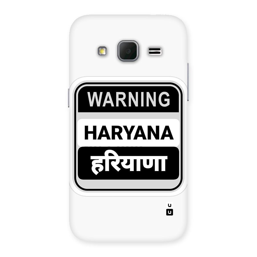 Haryana Warning Back Case for Galaxy Core Prime