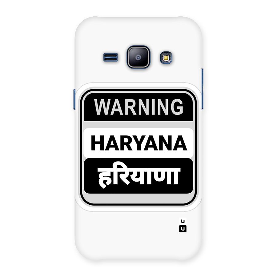 Haryana Warning Back Case for Galaxy J1