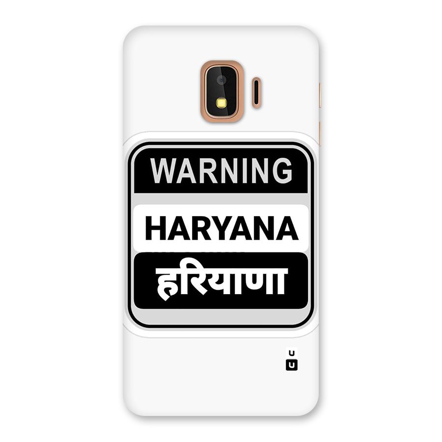 Haryana Warning Back Case for Galaxy J2 Core