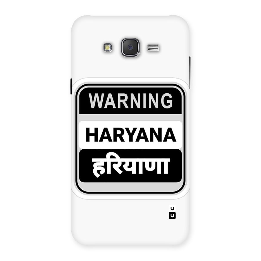 Haryana Warning Back Case for Galaxy J7
