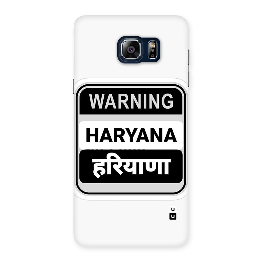 Haryana Warning Back Case for Galaxy Note 5