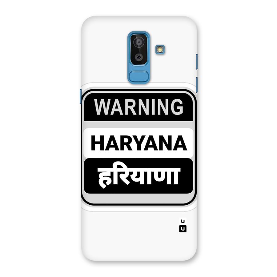 Haryana Warning Back Case for Galaxy On8 (2018)