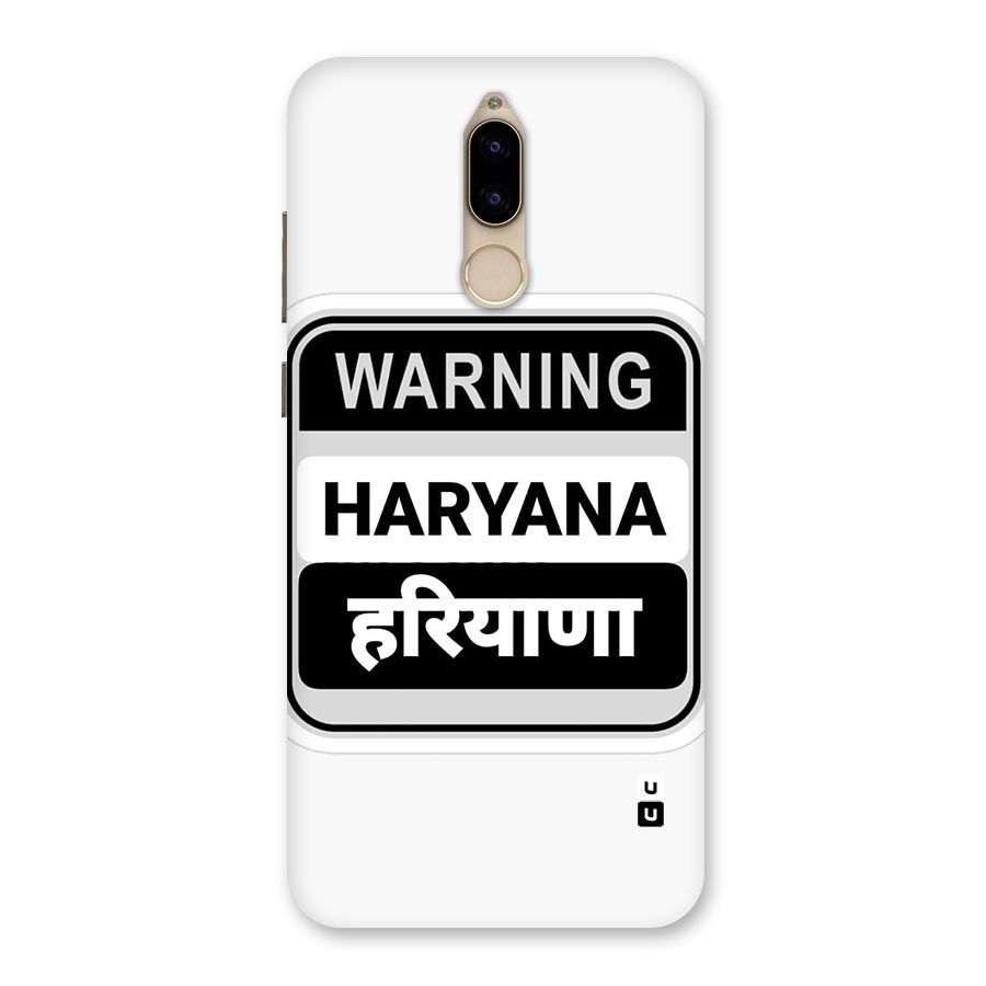 Haryana Warning Back Case for Honor 9i
