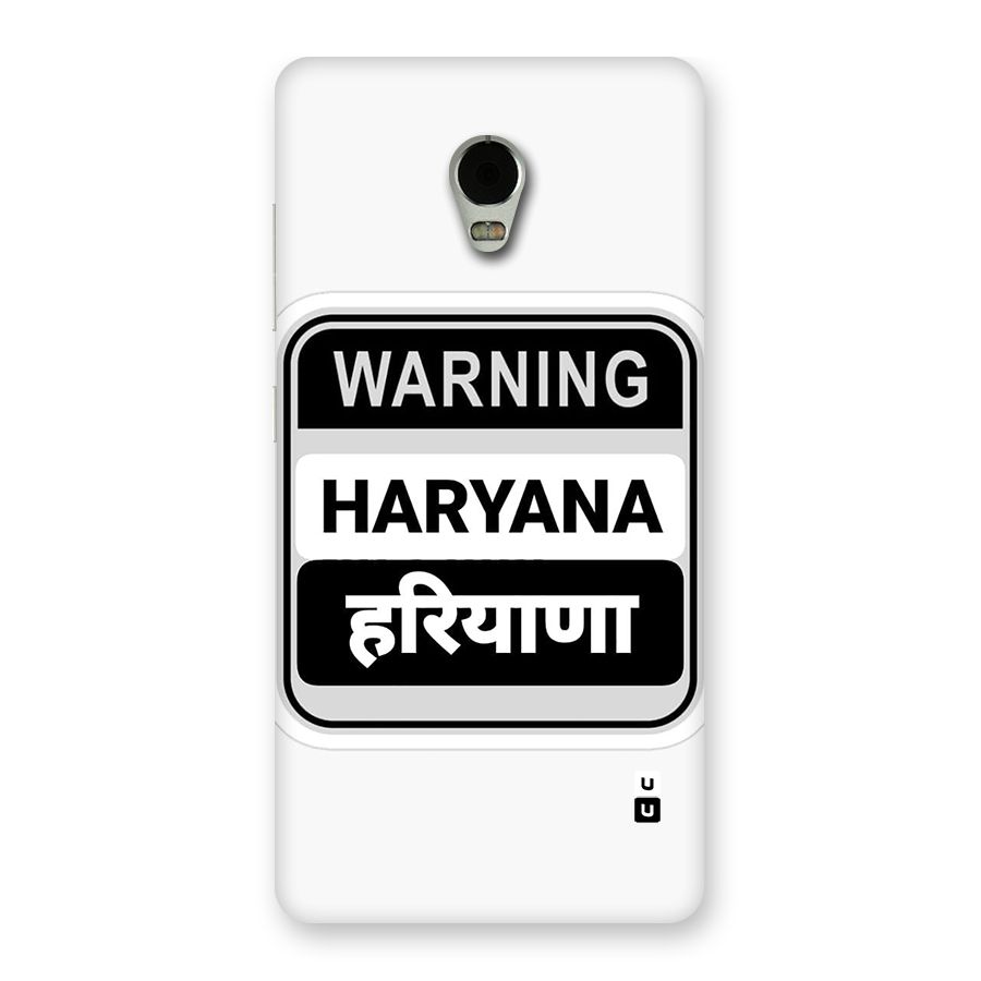 Haryana Warning Back Case for Lenovo Vibe P1
