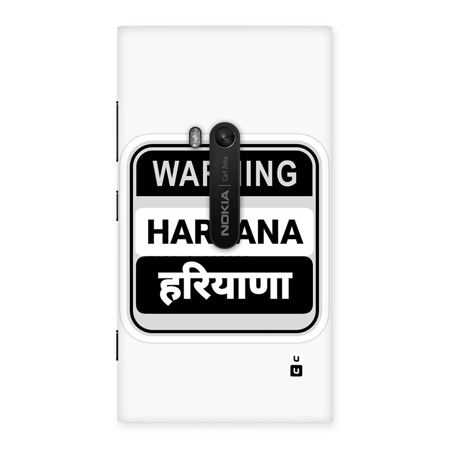 Haryana Warning Back Case for Lumia 920