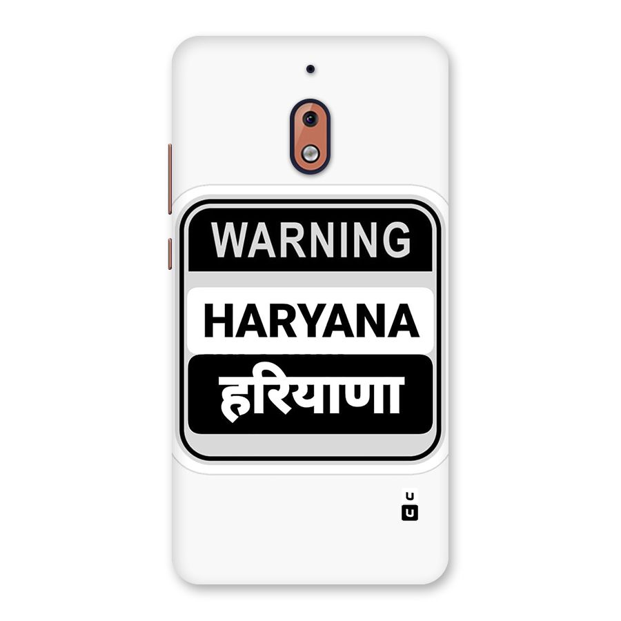 Haryana Warning Back Case for Nokia 2.1