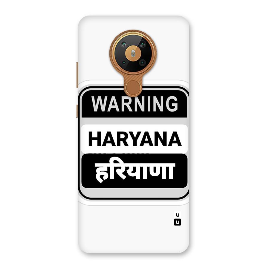 Haryana Warning Back Case for Nokia 5.3
