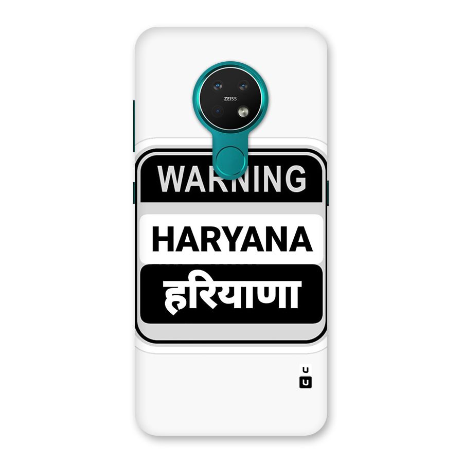 Haryana Warning Back Case for Nokia 7.2