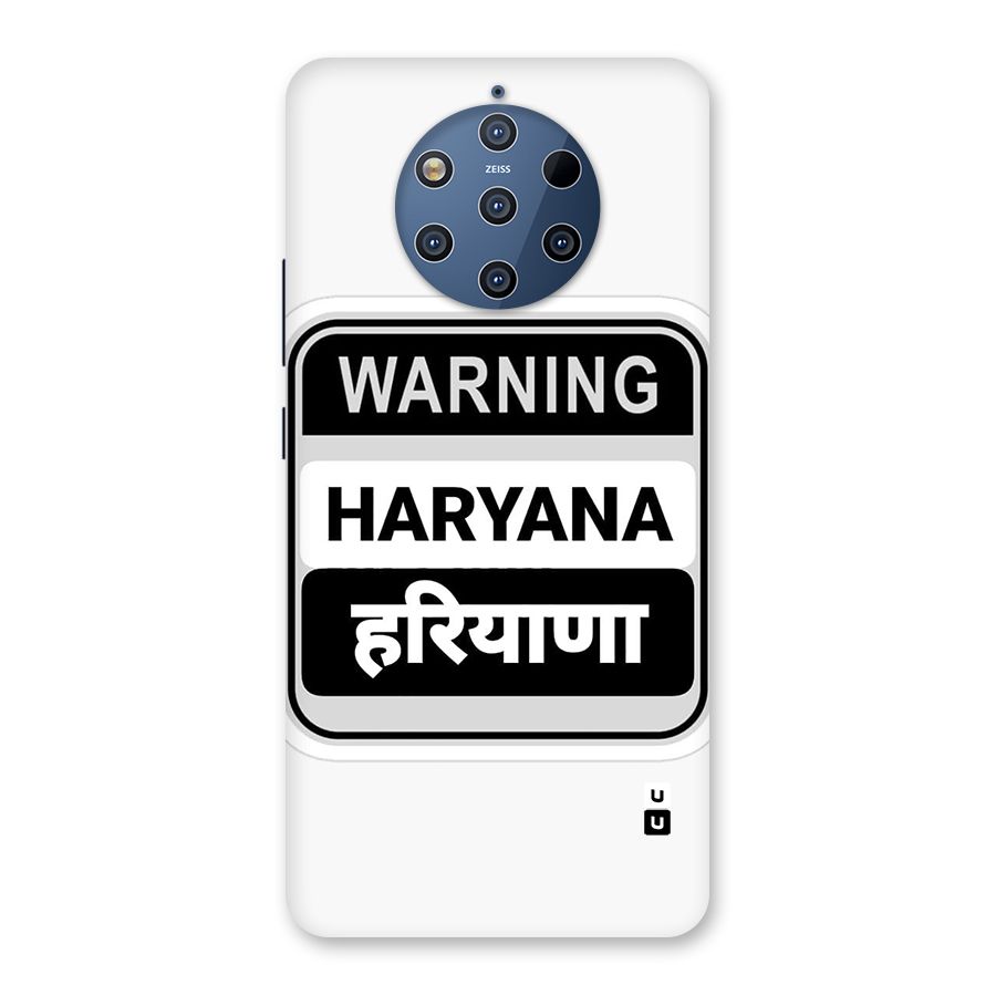 Haryana Warning Back Case for Nokia 9 PureView