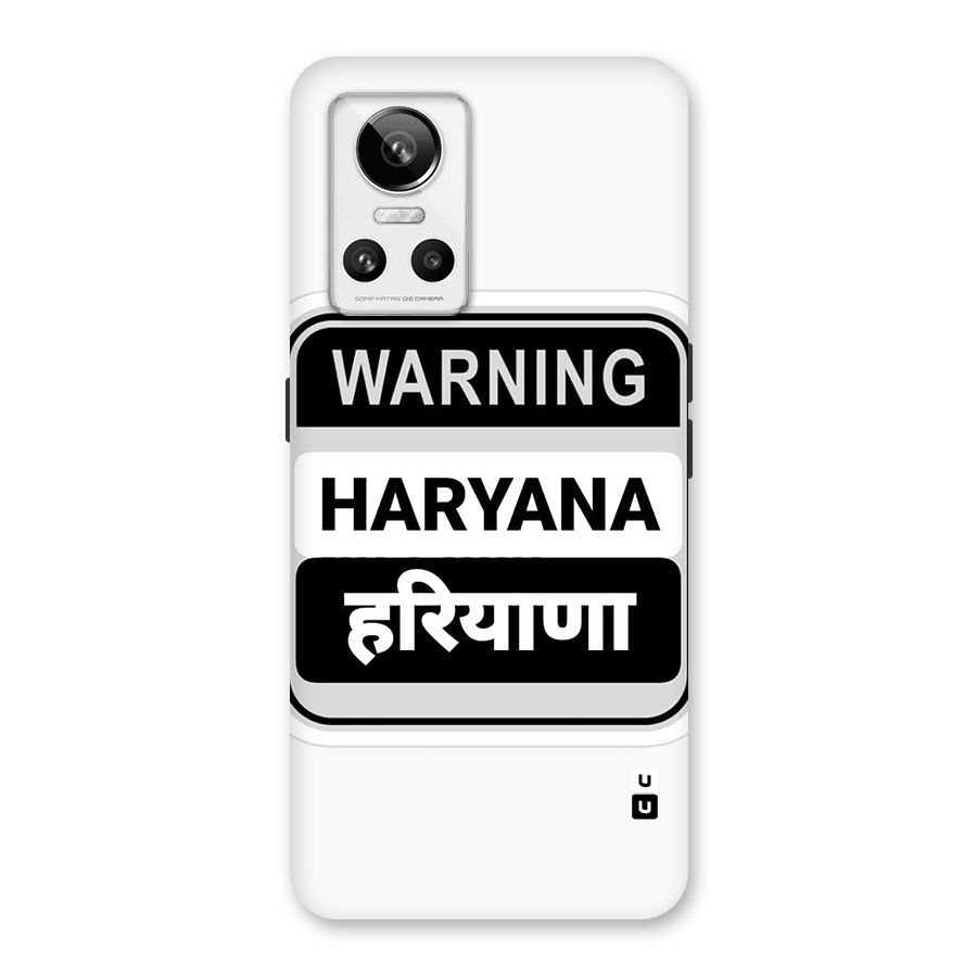 Haryana Warning Back Case for Realme GT Neo 3