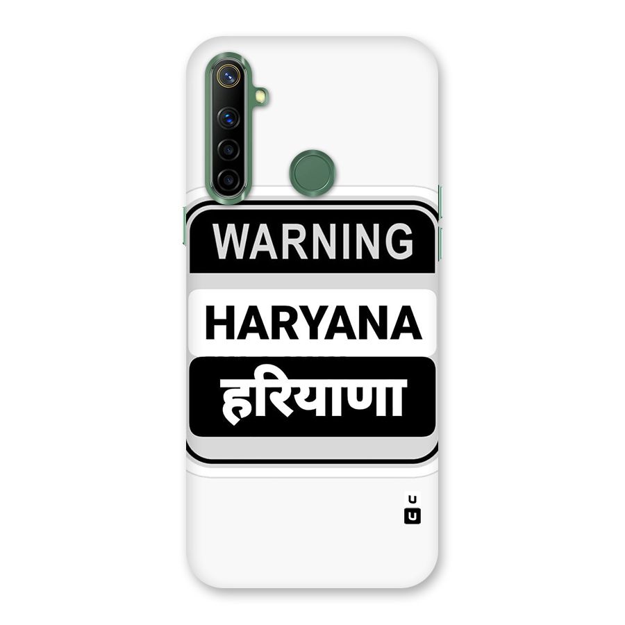 Haryana Warning Back Case for Realme Narzo 10