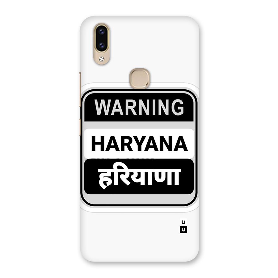 Haryana Warning Back Case for Vivo V9 Youth