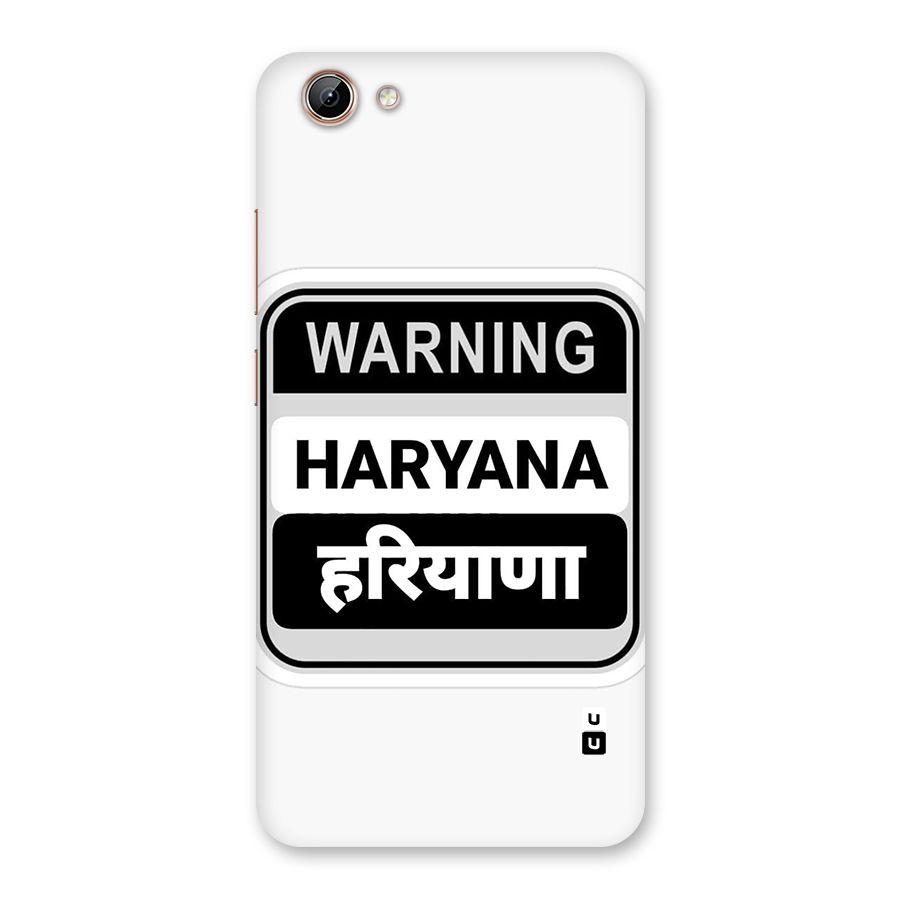 Haryana Warning Back Case for Vivo Y71i