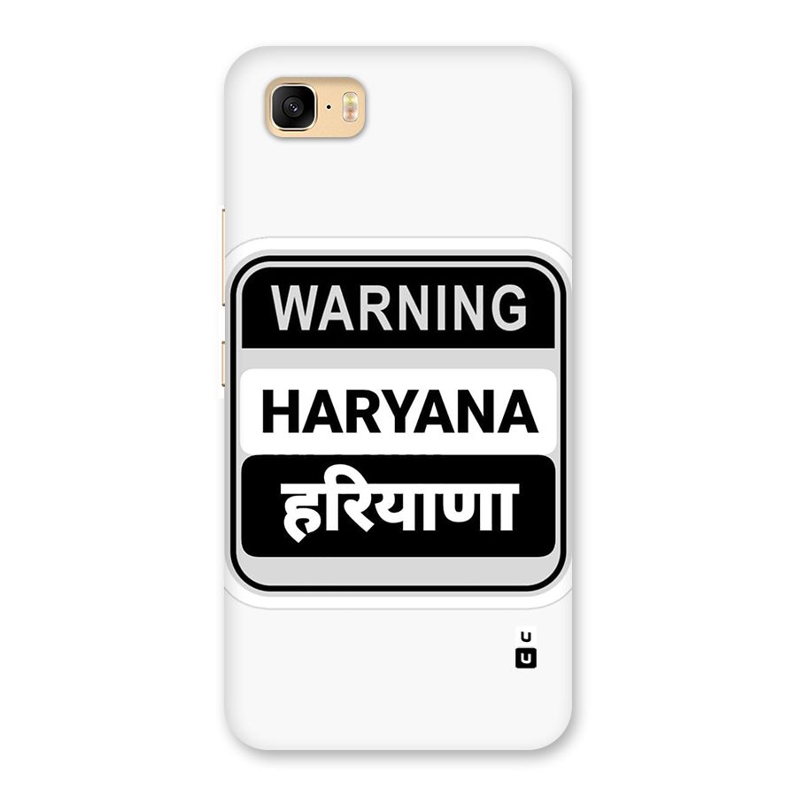 Haryana Warning Back Case for Zenfone 3s Max