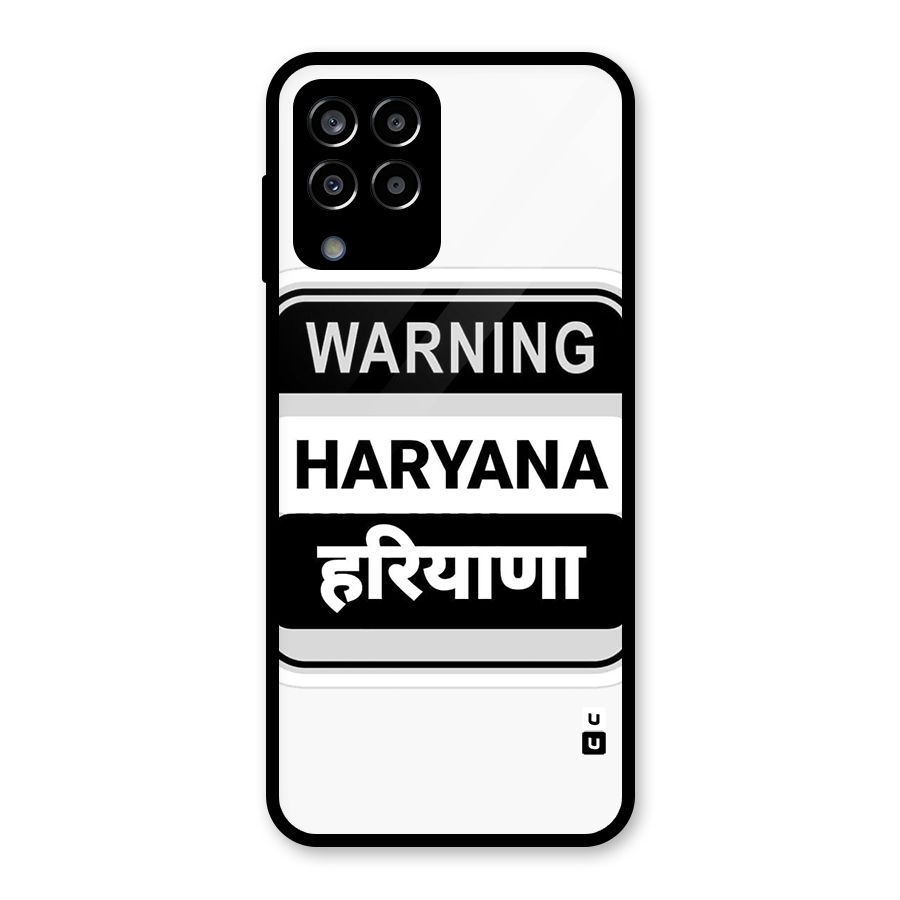 Haryana Warning Glass Back Case for Galaxy M33