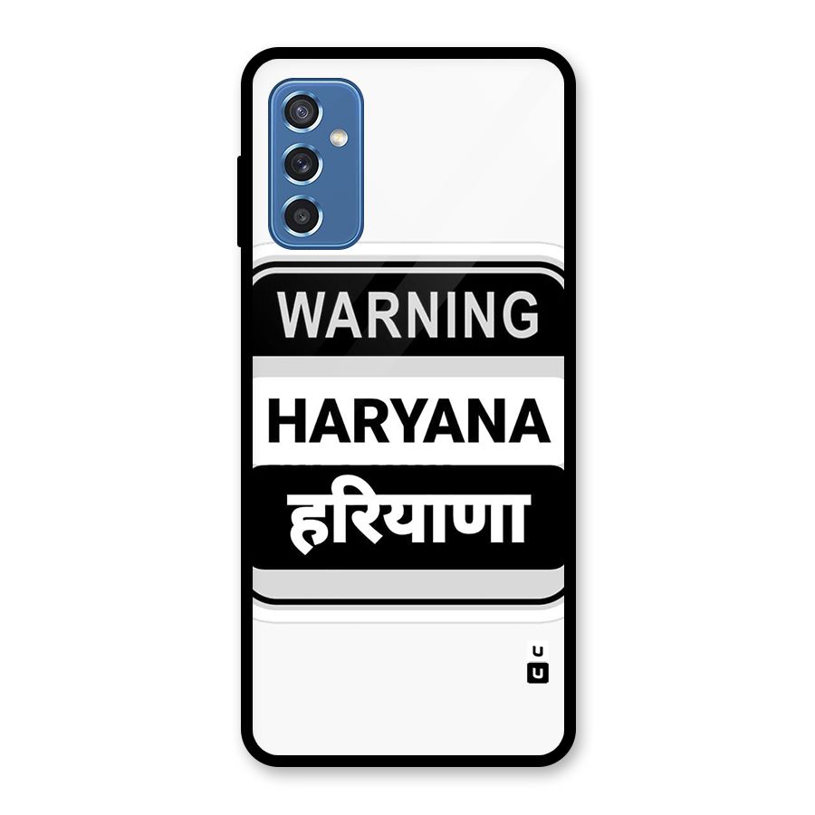 Haryana Warning Glass Back Case for Galaxy M52 5G