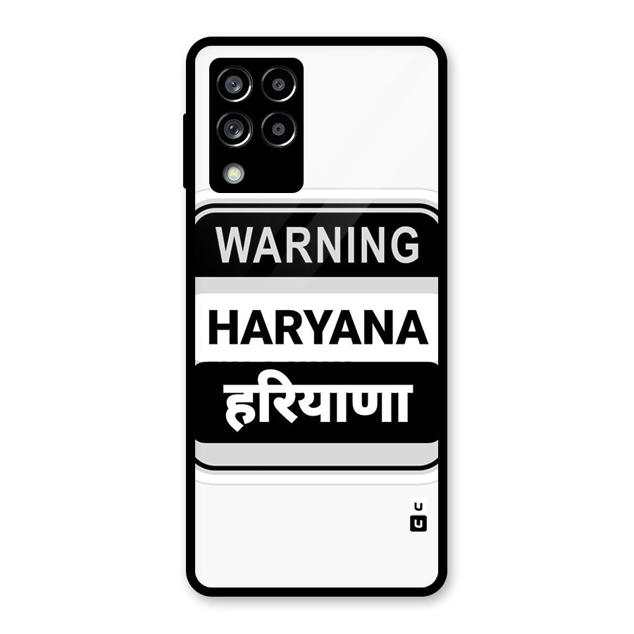 Haryana Warning Glass Back Case for Galaxy M53 5G
