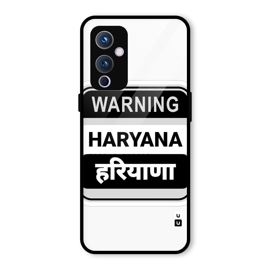 Haryana Warning Glass Back Case for OnePlus 9