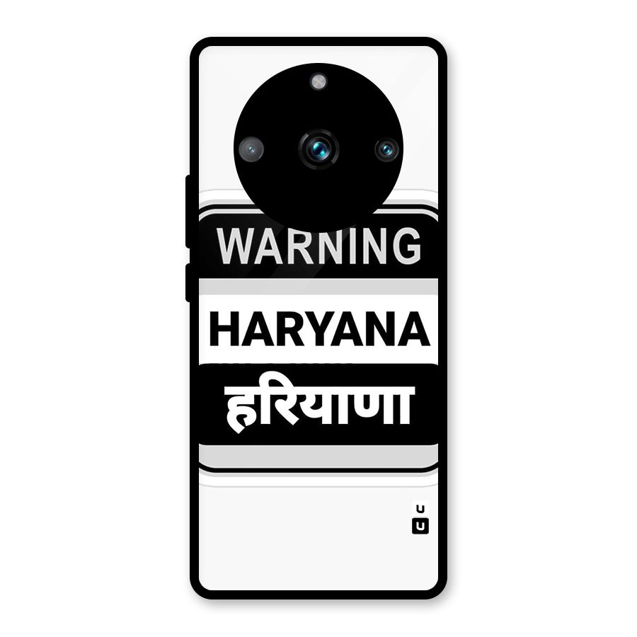 Haryana Warning Glass Back Case for Realme 11 Pro