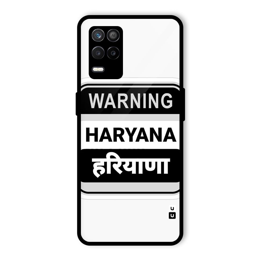 Haryana Warning Glass Back Case for Realme 8 5G