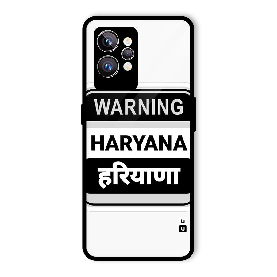 Haryana Warning Glass Back Case for Realme GT2 Pro
