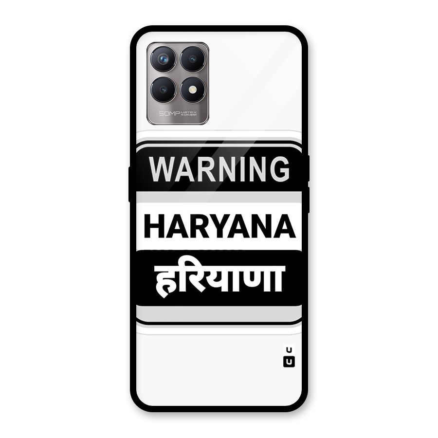 Haryana Warning Glass Back Case for Realme Narzo 50