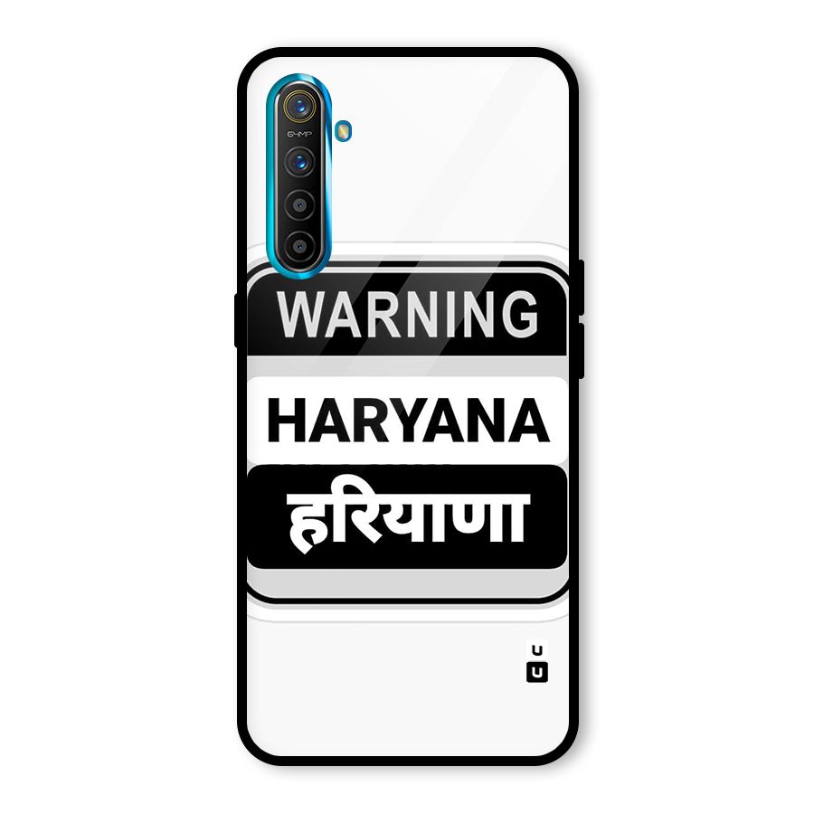 Haryana Warning Glass Back Case for Realme XT