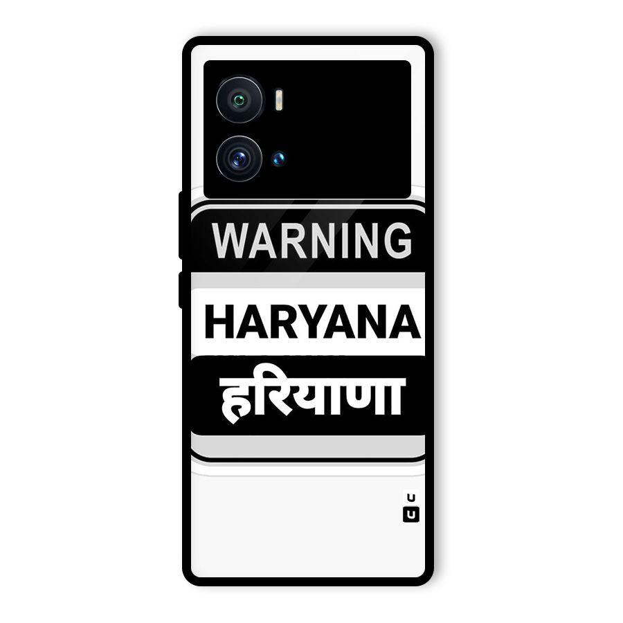 Haryana Warning Glass Back Case for Vivo iQOO 9 Pro